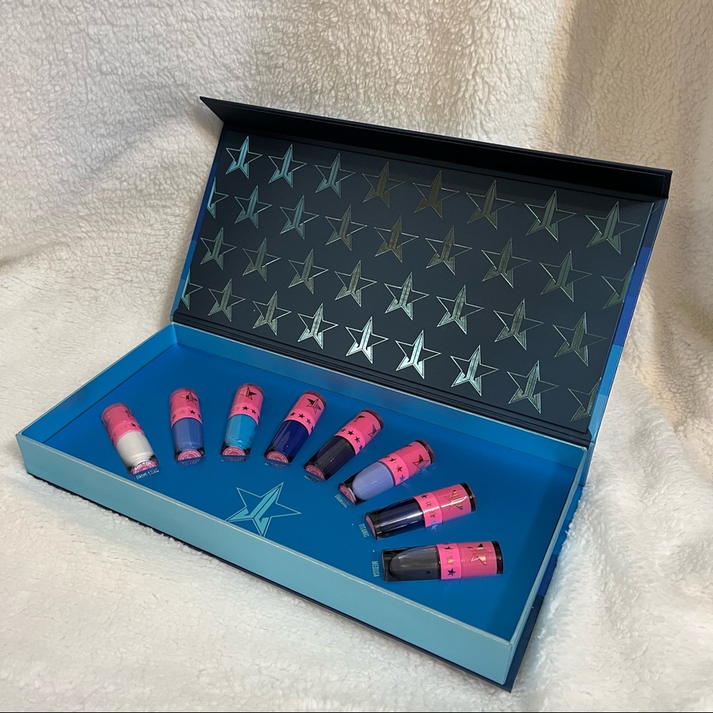 NWOT Jeffree Star Blue Blooded mini lipstick set